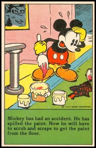 Mickey Has Had An Accident